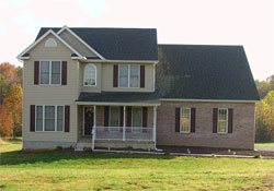 Two Story home built by G and S Contracting
